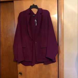 New With Tags Purple blazer